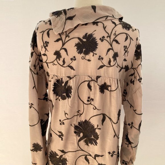 FREE PEOPLE Mirabella Embroidered Top, Petal Combo, XS - Picture 10 of 16
